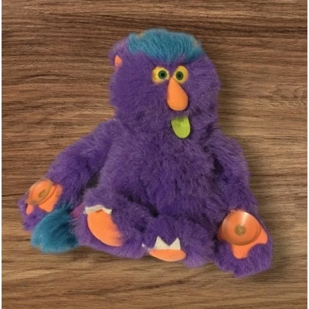 Russ Weirdo Willy Plush Monster Purple Suction Cups Stuffed Animal Vtg 10" - Picture 1 of 12